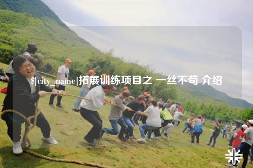 柳州拓展训练项目之 一丝不苟 介绍